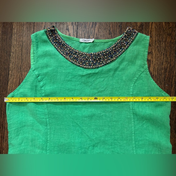 Lungo L’arno Beaded Linen Dress - Picture 10 of 17